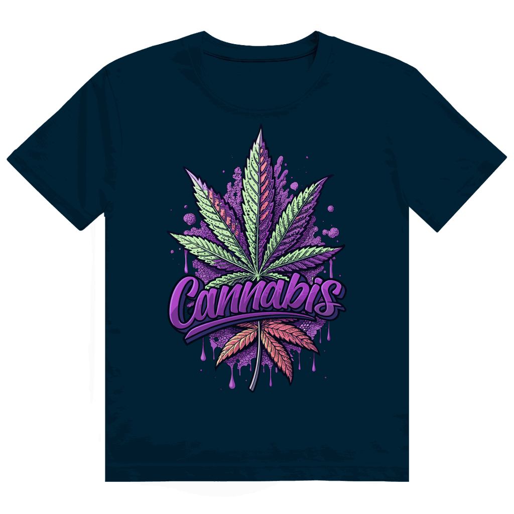 Heavy Cotton T-Shirt - Cannabis Art | Division420®