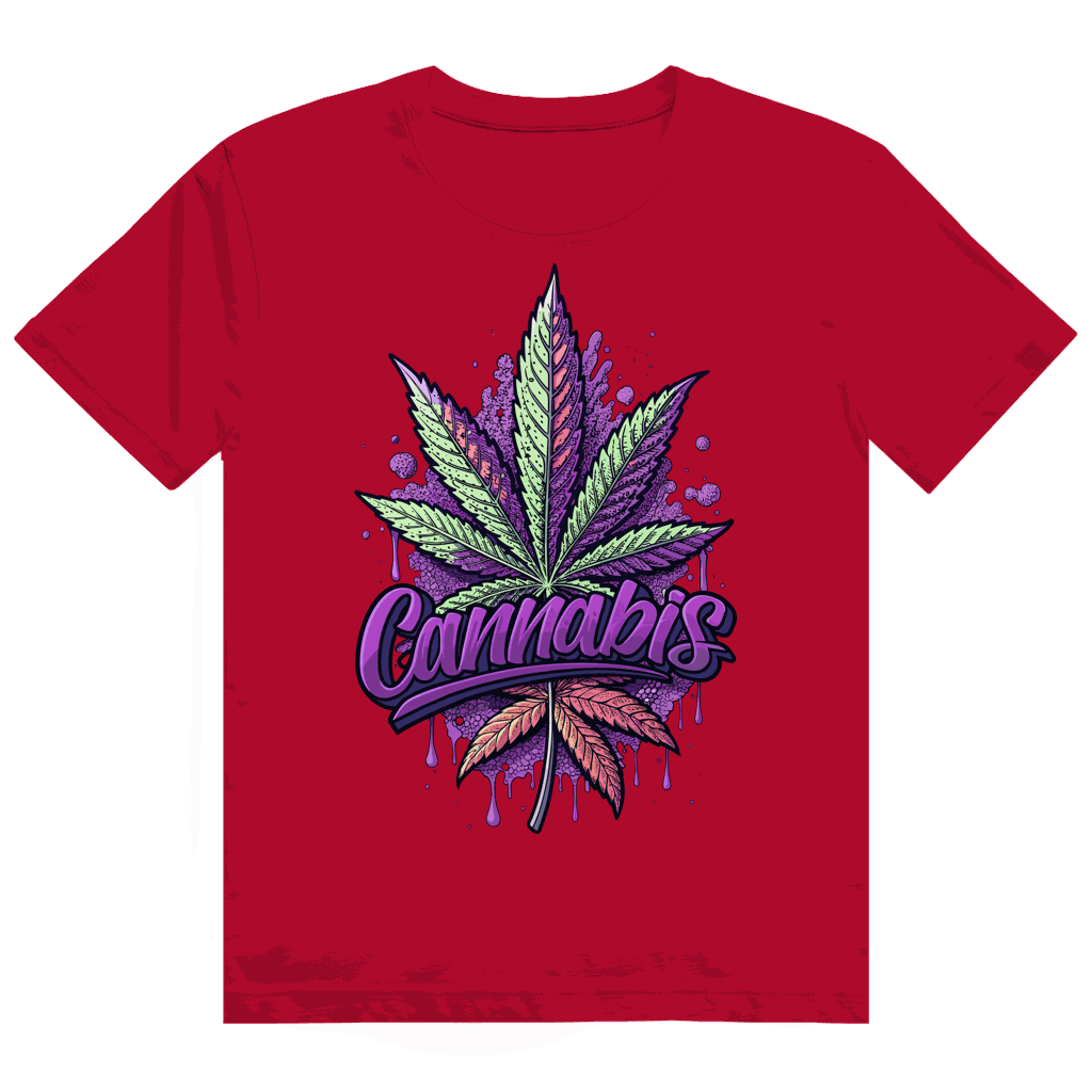 Heavy Cotton T-Shirt - Cannabis Art | Division420®