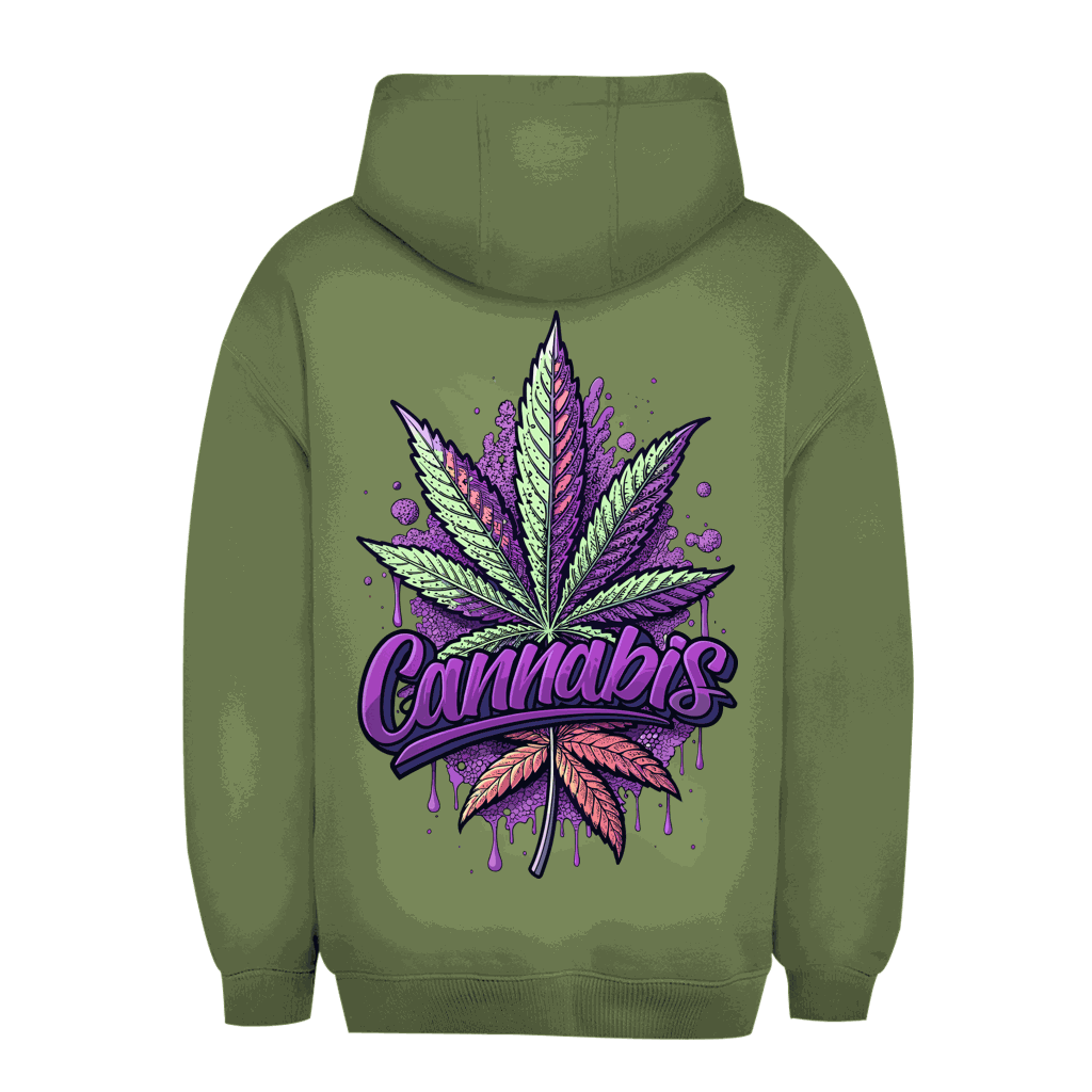 Unisex Oversize Hoodie - Cannabis Art | Division420®