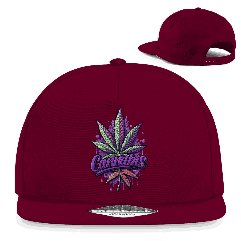 Snapback Rapper Cap - Cannabis Art | Division420®