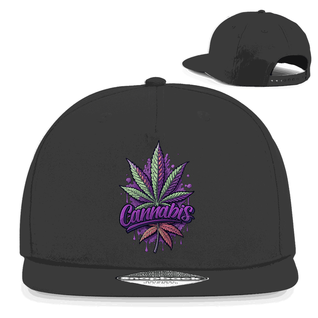 Snapback Rapper Cap - Cannabis Art | Division420®