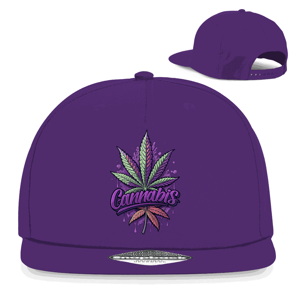 Snapback Rapper Cap - Cannabis Art | Division420®
