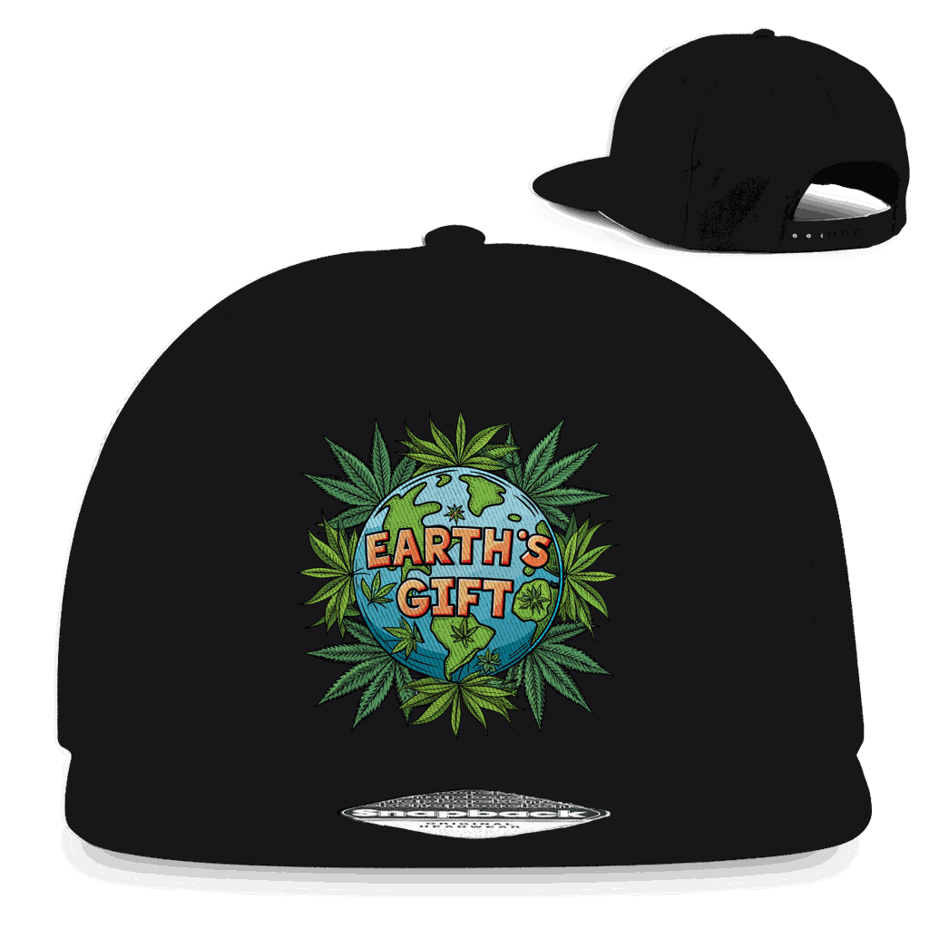 Snapback Rapper Cap - Earth´s Gift | Division420®