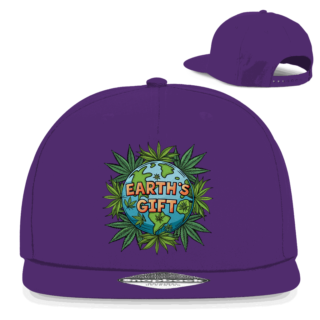 Snapback Rapper Cap - Earth´s Gift | Division420®