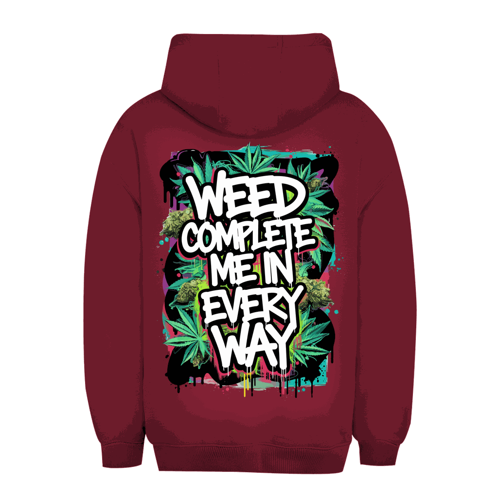 Unisex Oversize Hoodie - Weed complete me | Division420®