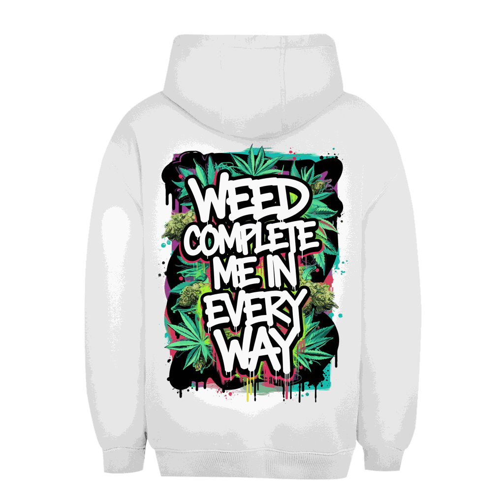 Unisex Oversize Hoodie - Weed complete me | Division420®