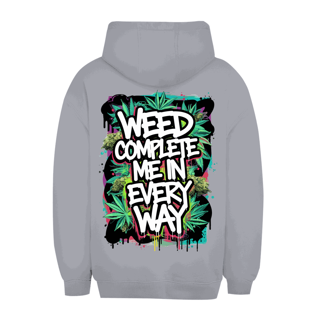Unisex Oversize Hoodie - Weed complete me | Division420®
