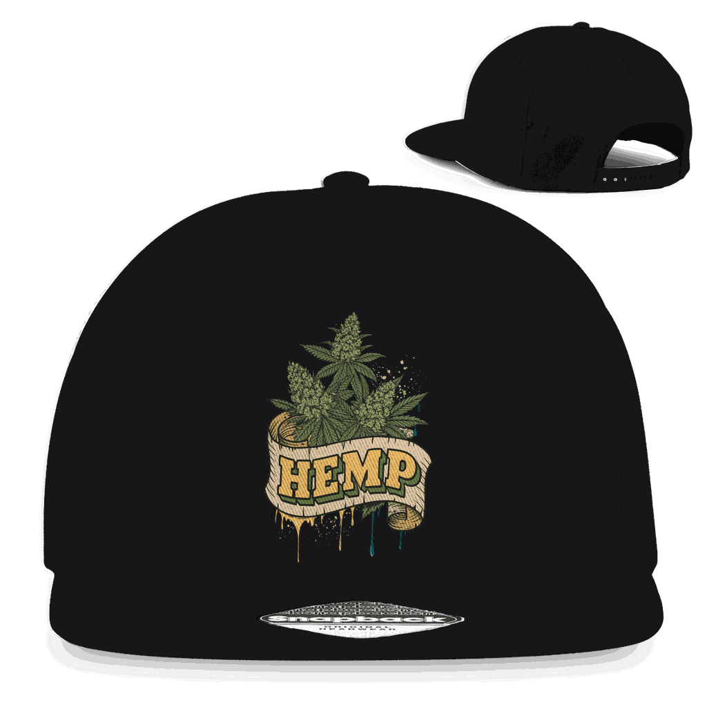 Snapback Rapper Cap - Hemp Art Print | Division420®