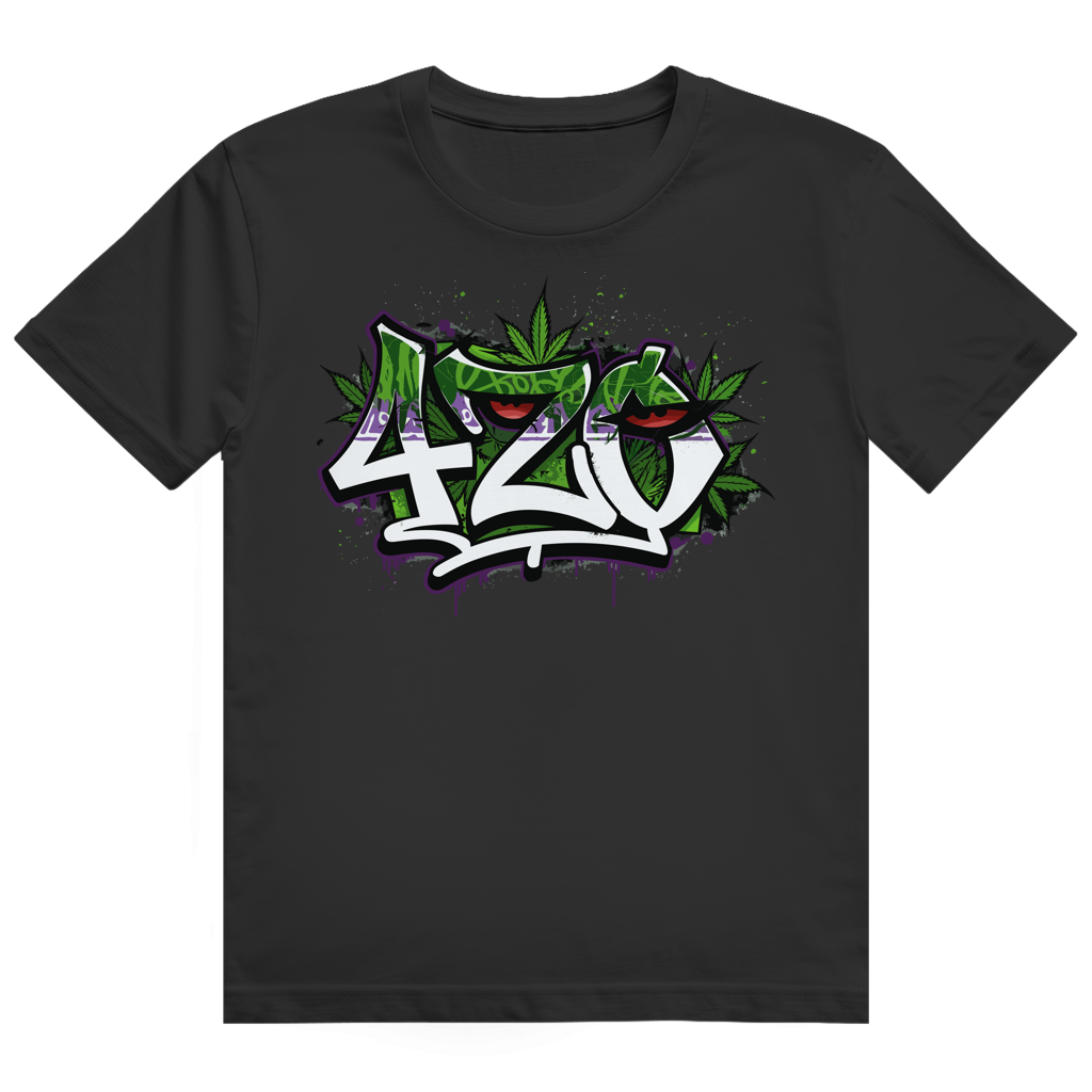 Heavy Cotton T-Shirt - 420 Graffiti | Division420®