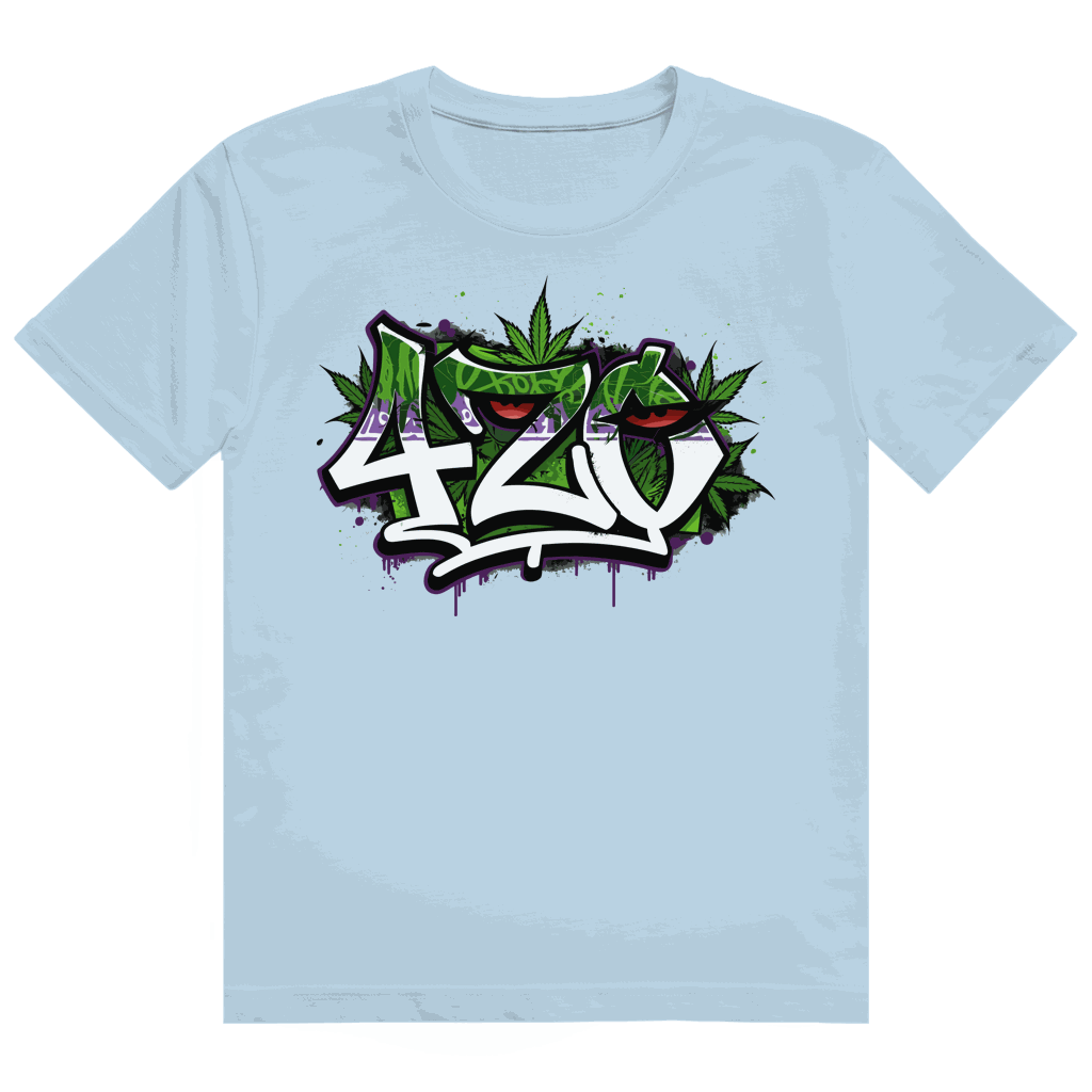 Heavy Cotton T-Shirt - 420 Graffiti | Division420®