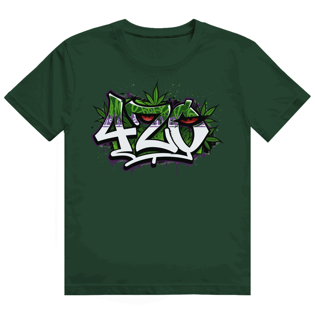 Heavy Cotton T-Shirt - 420 Graffiti | Division420®