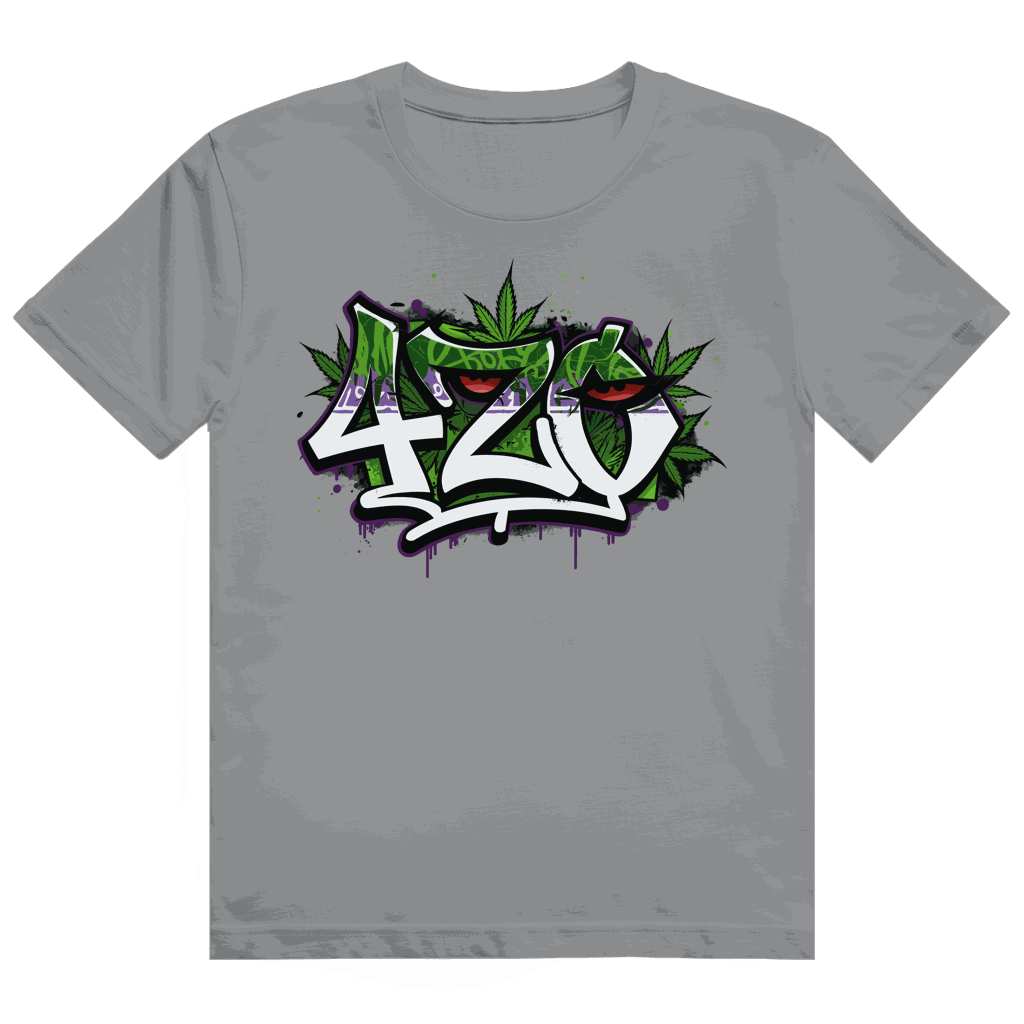 Heavy Cotton T-Shirt - 420 Graffiti | Division420®