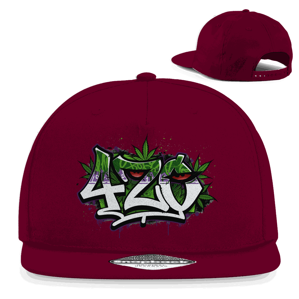 Snapback Rapper Cap - 420 Graffiti | Division420®