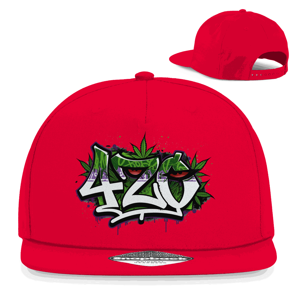 Snapback Rapper Cap - 420 Graffiti | Division420®