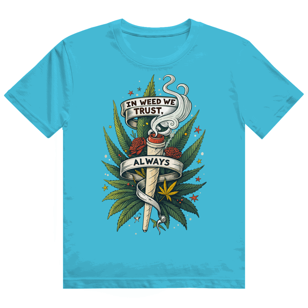 Heavy Cotton T-Shirt - In weed we trust, always! | Division420®