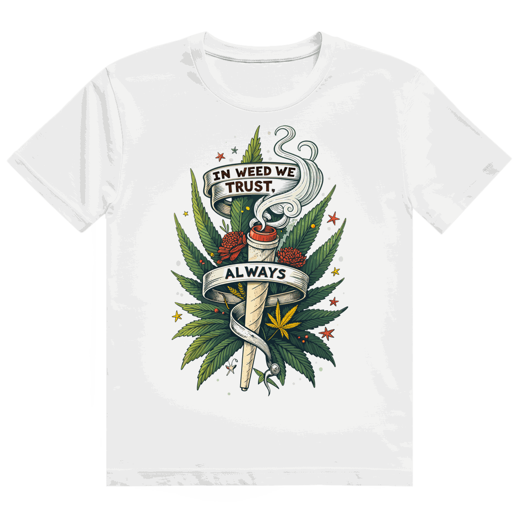 Heavy Cotton T-Shirt - In weed we trust, always! | Division420®