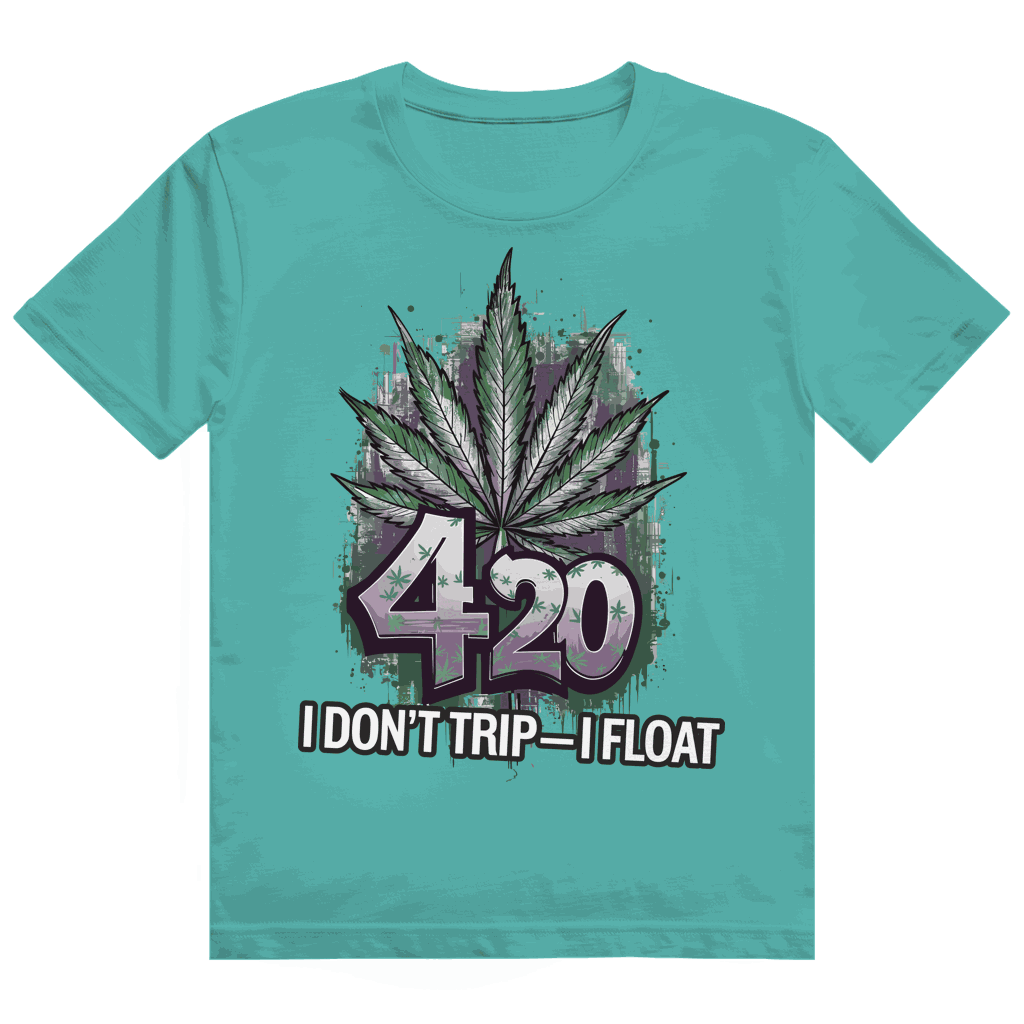 Heavy Cotton T-Shirt - I dont trip - i float | Division420®