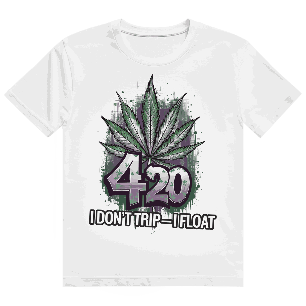 Heavy Cotton T-Shirt - I dont trip - i float | Division420®