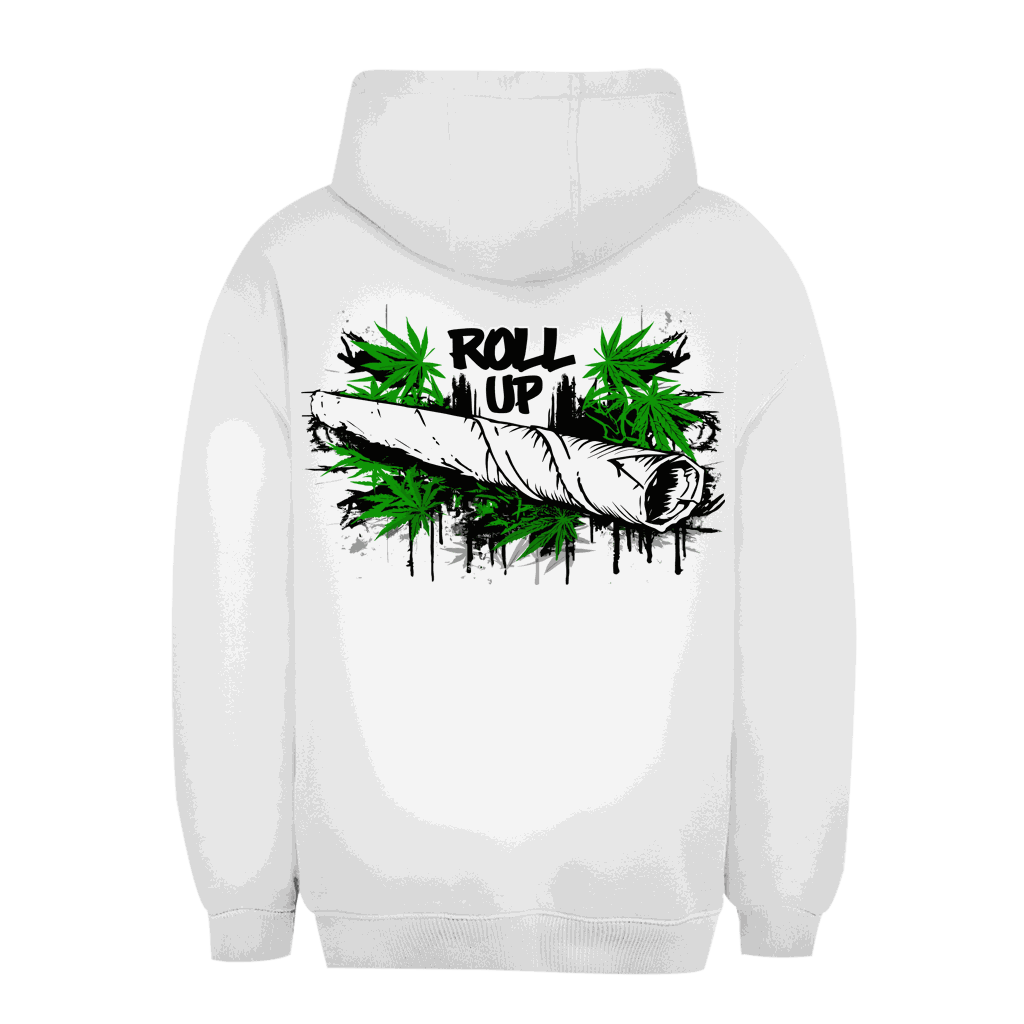 Unisex Oversize Hoodie mit Roll up Art Print in urbanem Stil und entspannter Passform