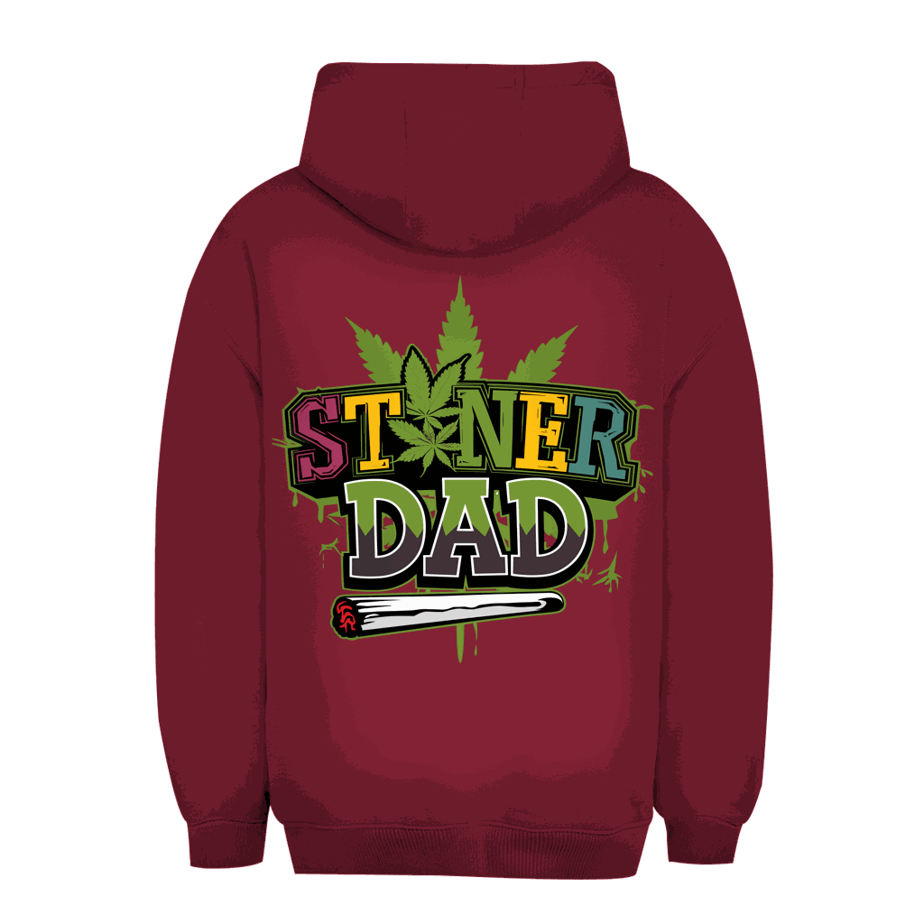 Unisex Oversize Hoodie mit Stoner Dad Motiv von Division420® in urbanem Stil