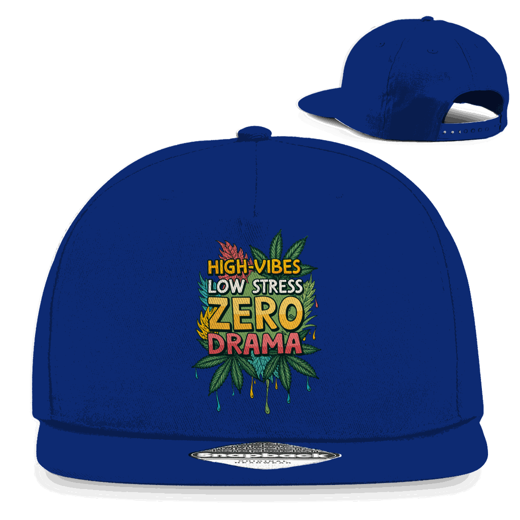 Snapback Rapper Cap - High-Vibes, low stress, zero drama | Division420®