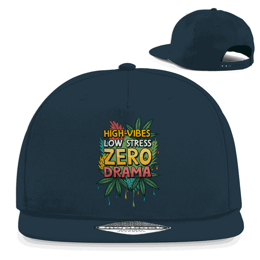 Snapback Rapper Cap - High-Vibes, low stress, zero drama | Division420®