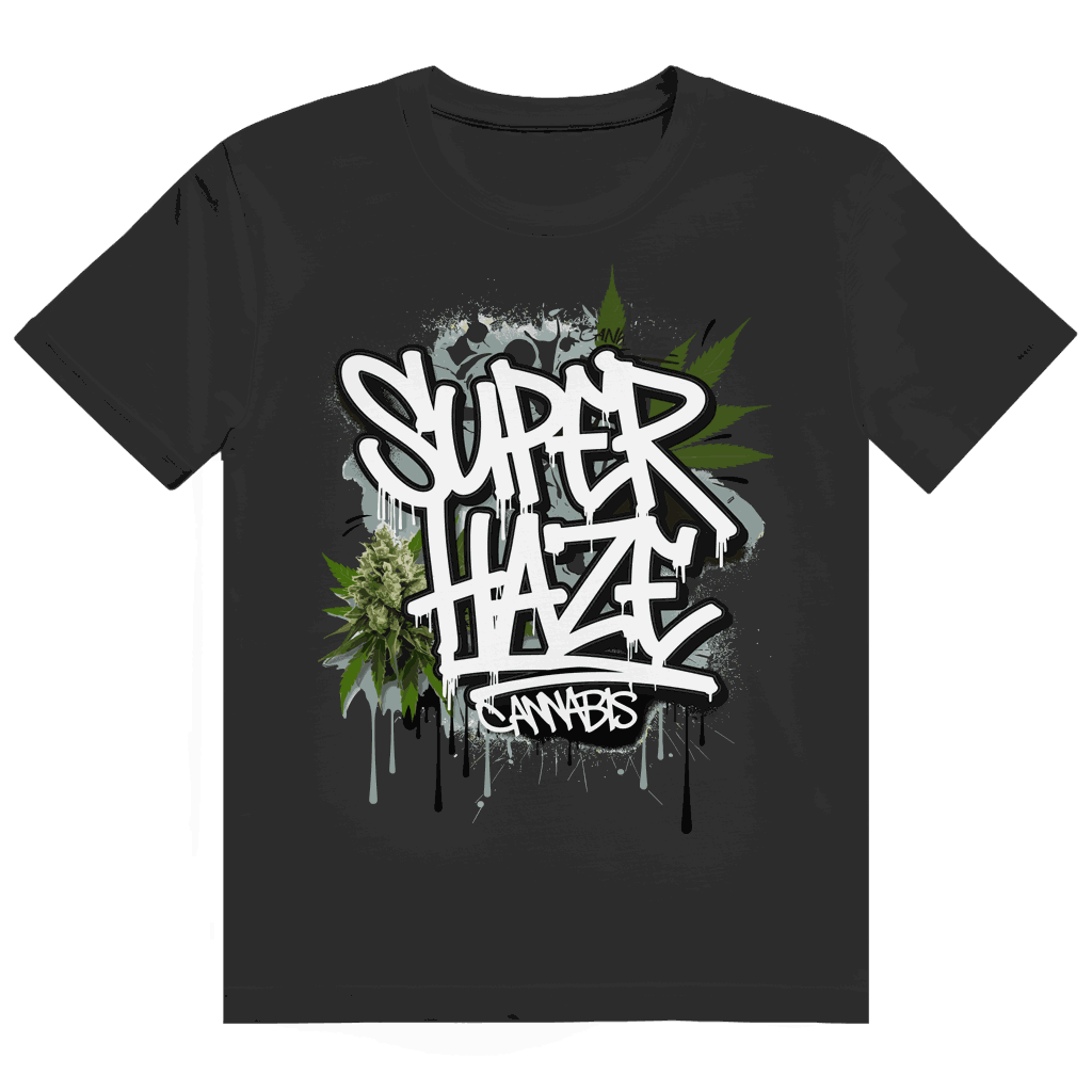 Division420 Heavy Cotton T-Shirt Super Haze Graffiti Streetstyle und Komfort aus 100% Baumwolle