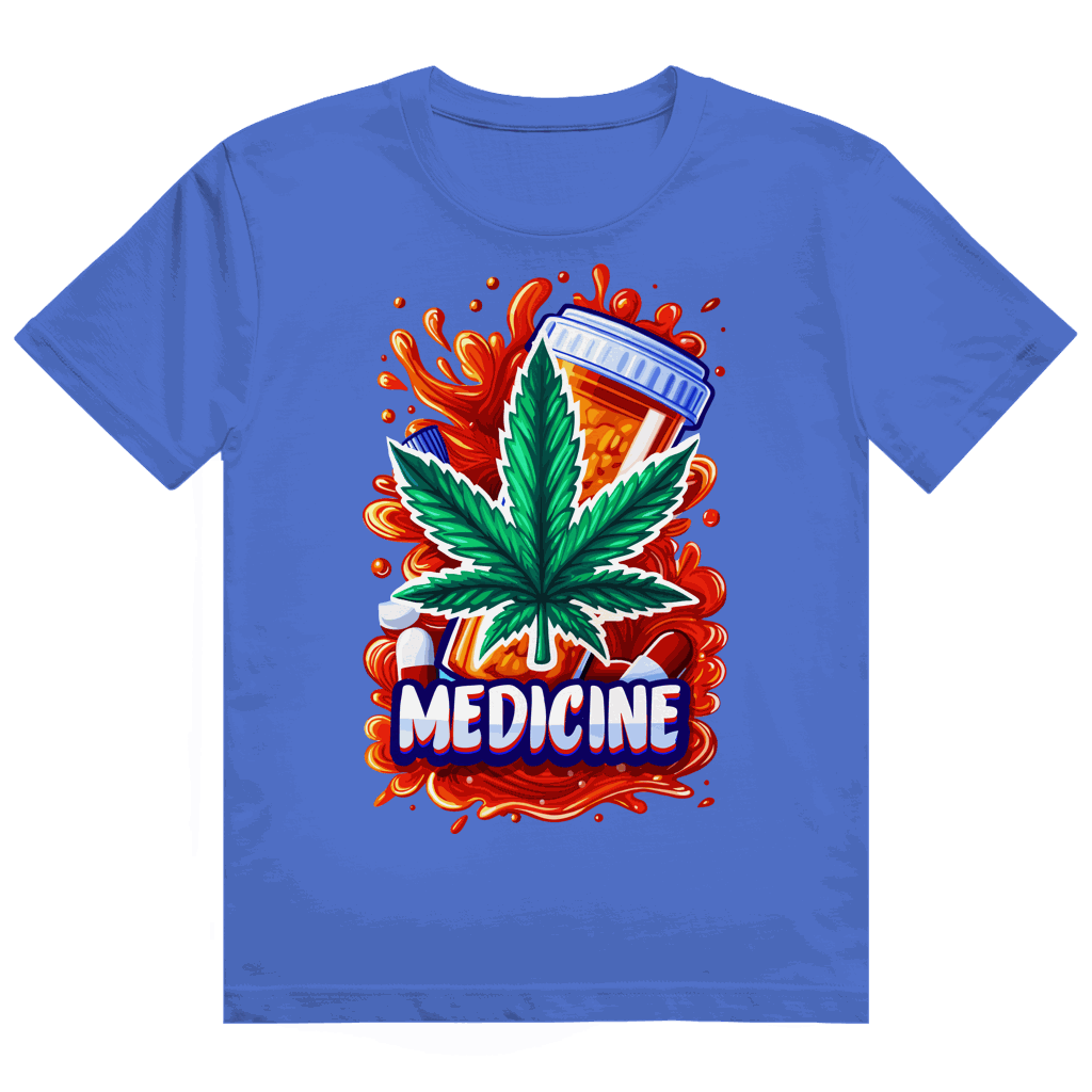 Heavy Cotton T-Shirt - Medicine Weed | Division420®