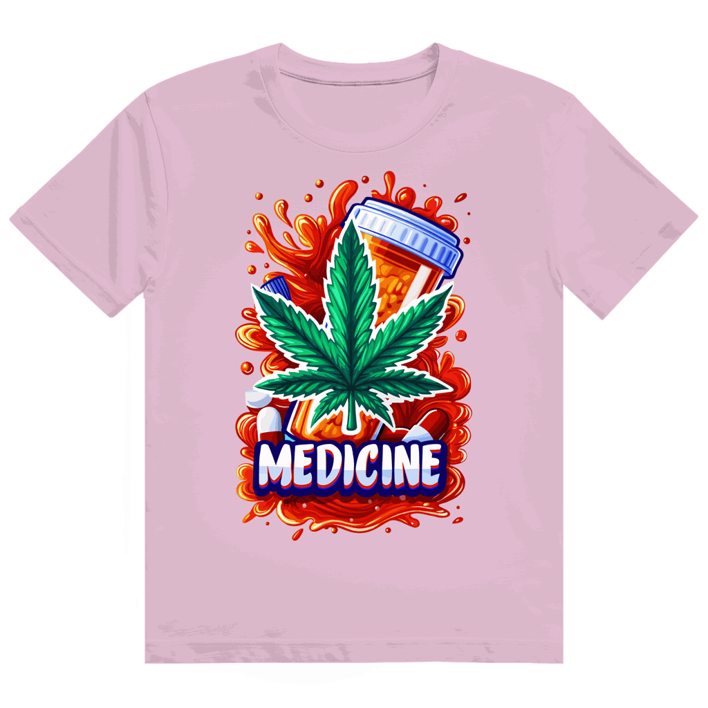 Heavy Cotton T-Shirt - Medicine Weed | Division420®