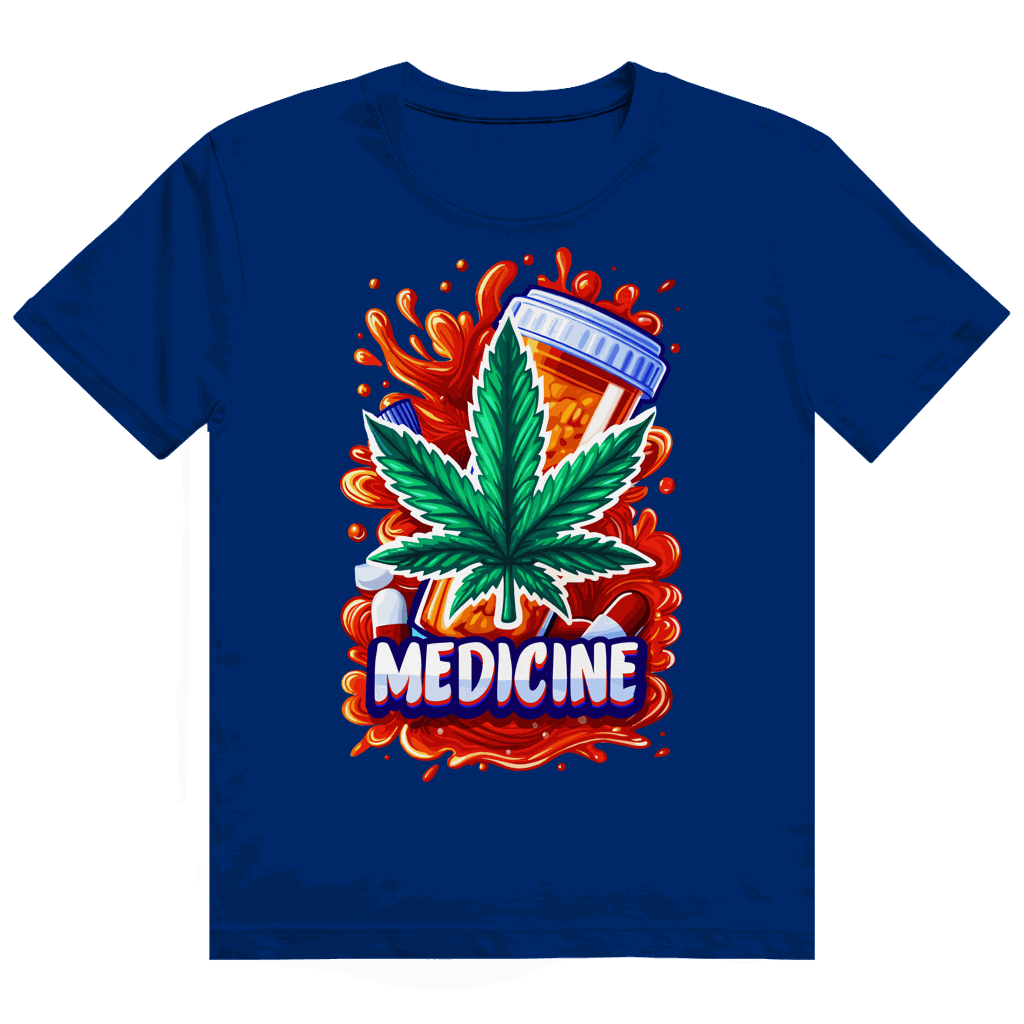 Heavy Cotton T-Shirt - Medicine Weed | Division420®