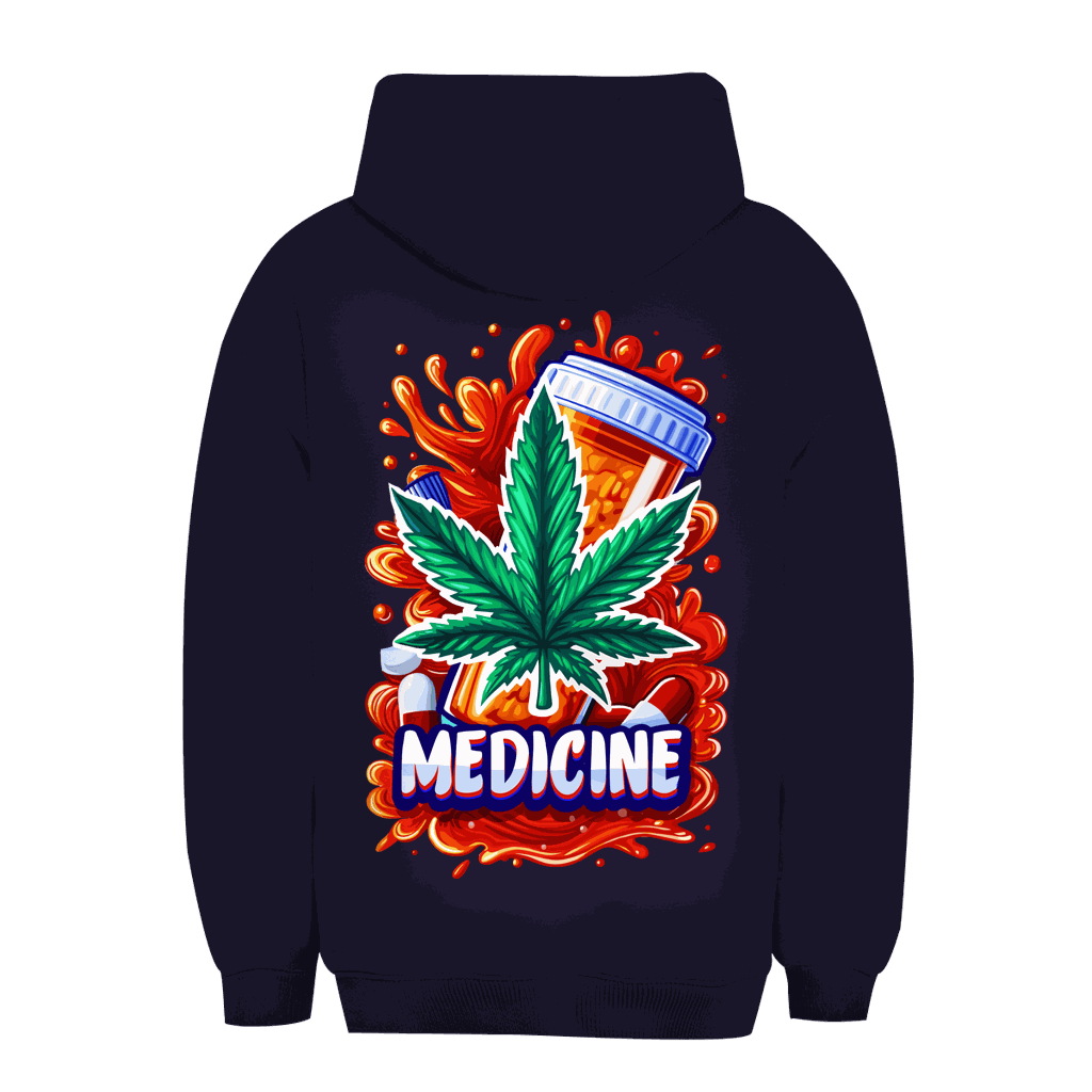 Unisex Oversize Hoodie - Medicine Weed | Division420®