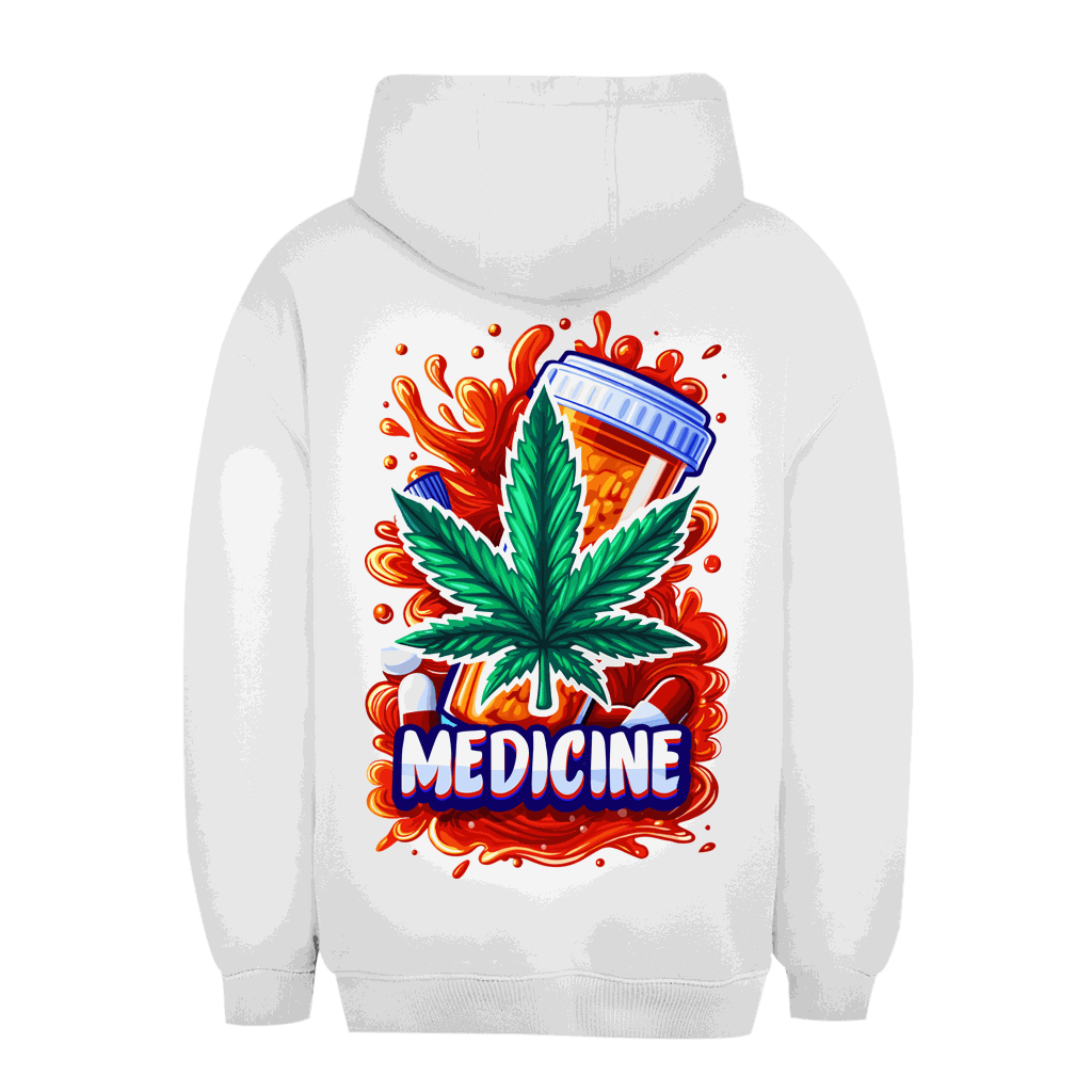 Unisex Oversize Hoodie - Medicine Weed | Division420®