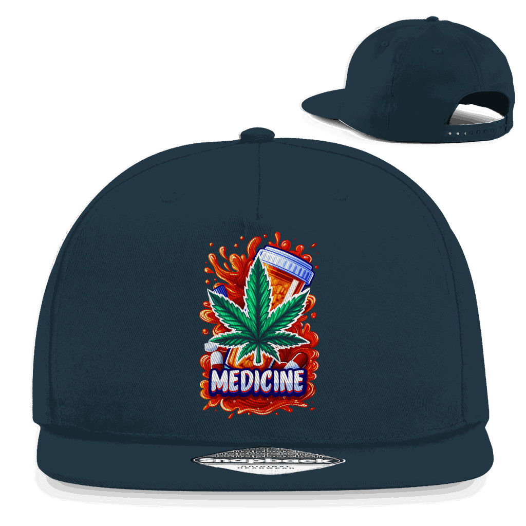 Snapback Rapper Cap - Medicine Weed | Division420®