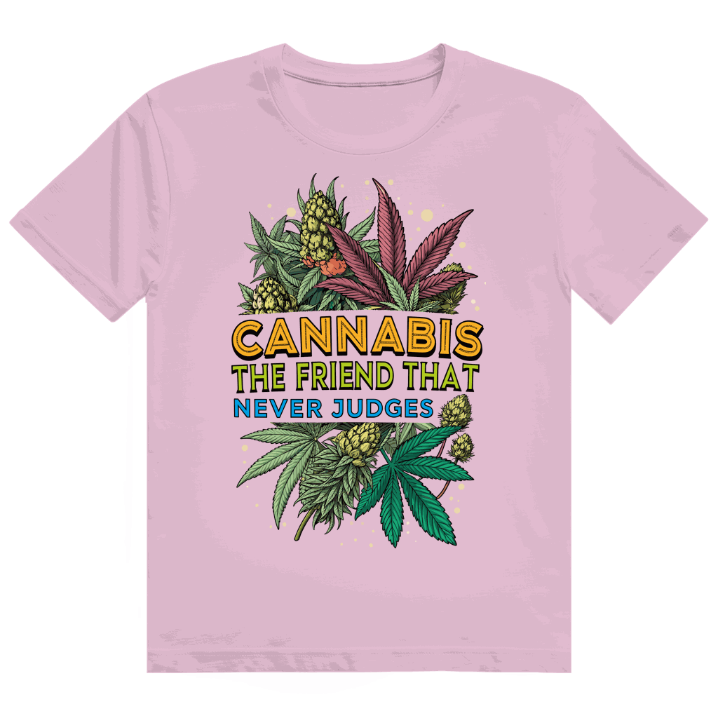 Heavy Cotton T-Shirt - Cannabis, The friend that never judges | Division420®