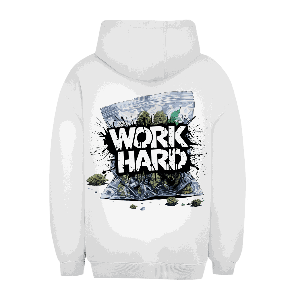 Unisex Oversize Hoodie - Work Hard | Division420®