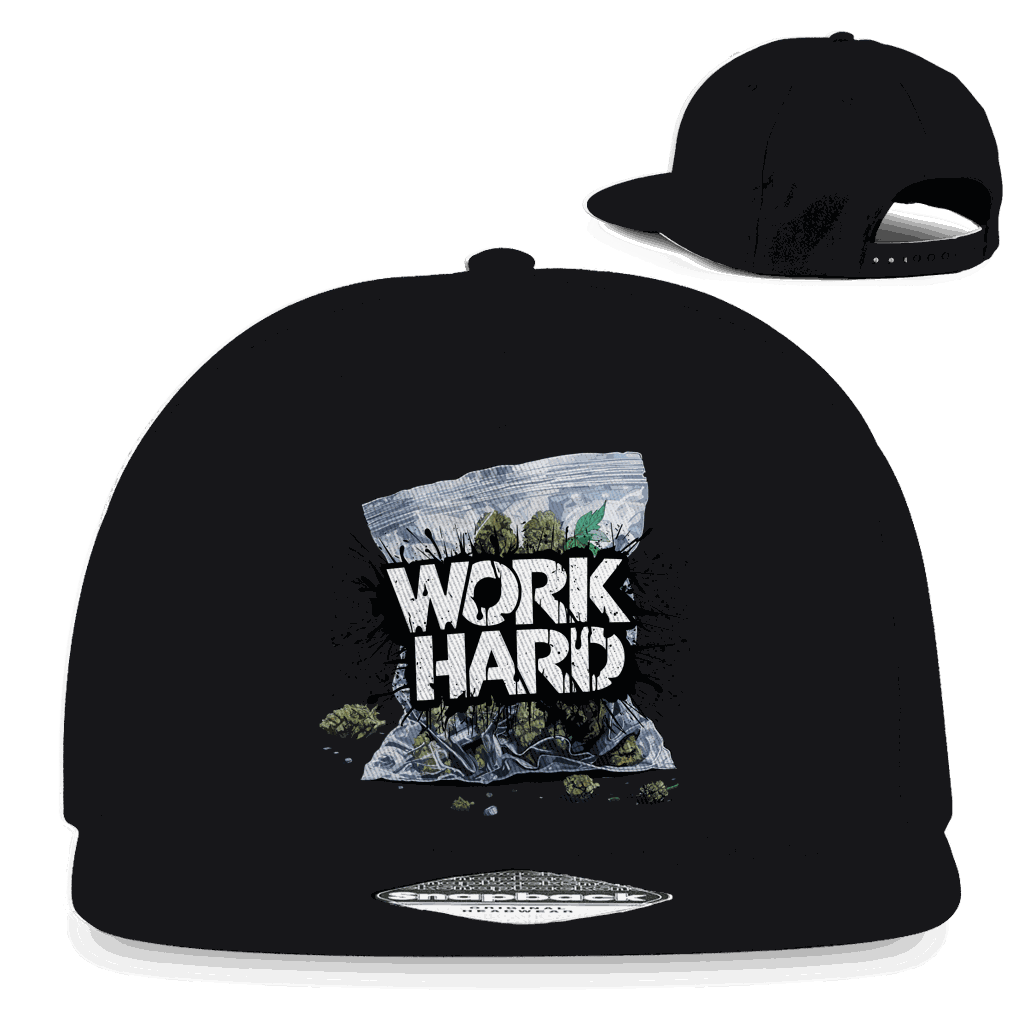 Snapback Rapper Cap - Work Hard | Division420®