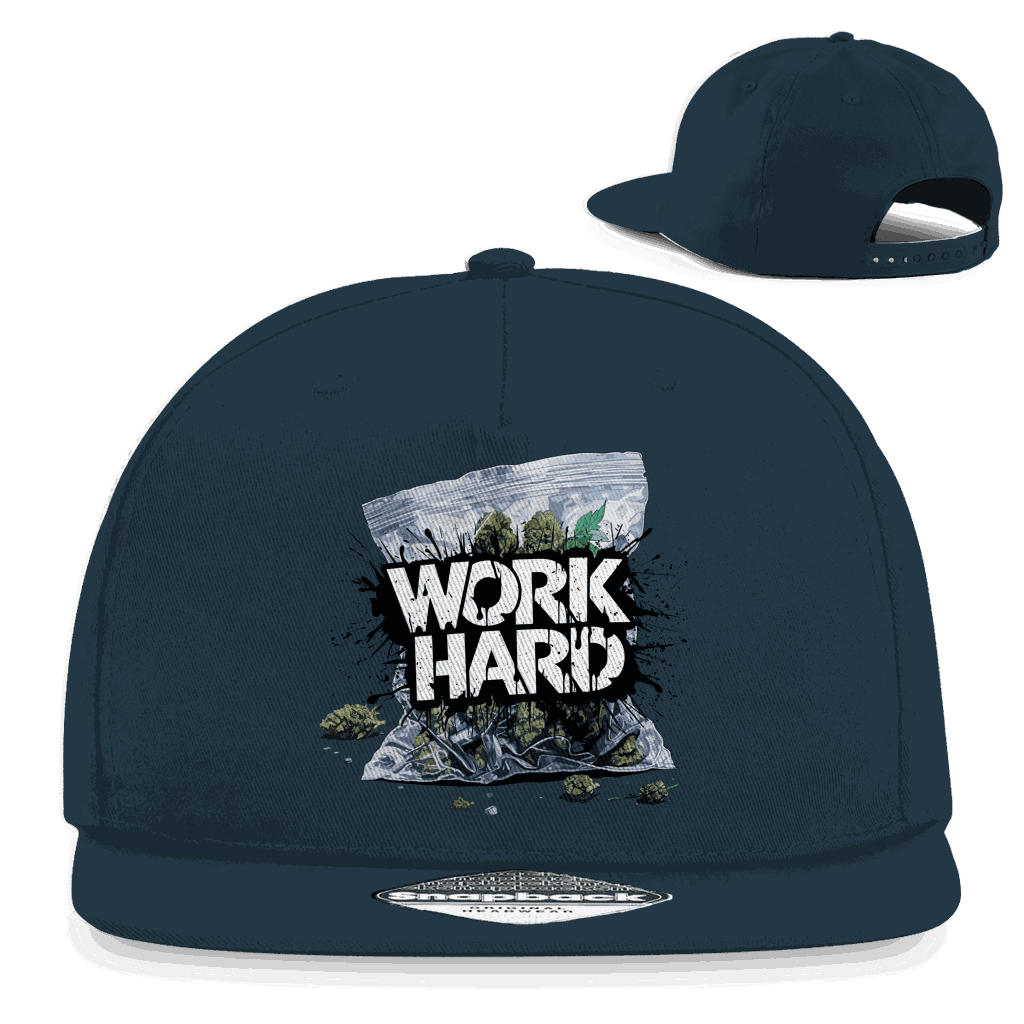 Snapback Rapper Cap - Work Hard | Division420®