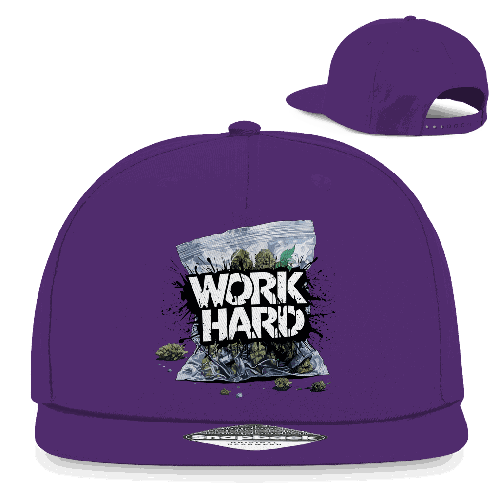 Snapback Rapper Cap - Work Hard | Division420®