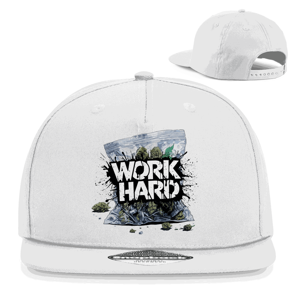 Snapback Rapper Cap - Work Hard | Division420®