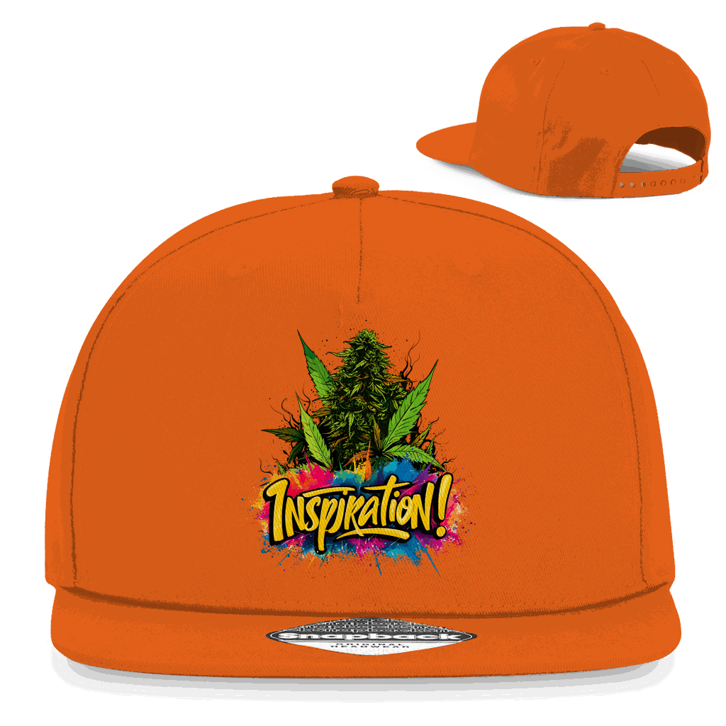 Division420 Snapback Cap in Schwarz mit flachem Schirm und Retro-Snapbackverschluss, urbaner Streetwear-Style