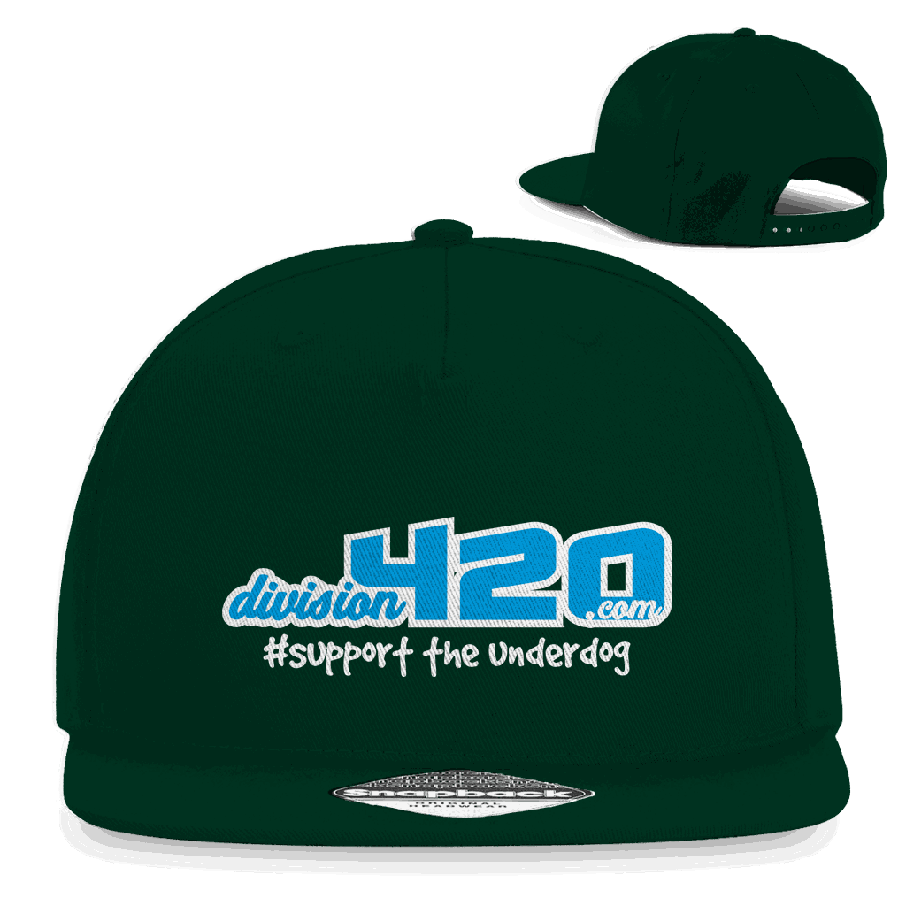 Snapback Rapper Cap D420 - Support the Underdog | Division420®