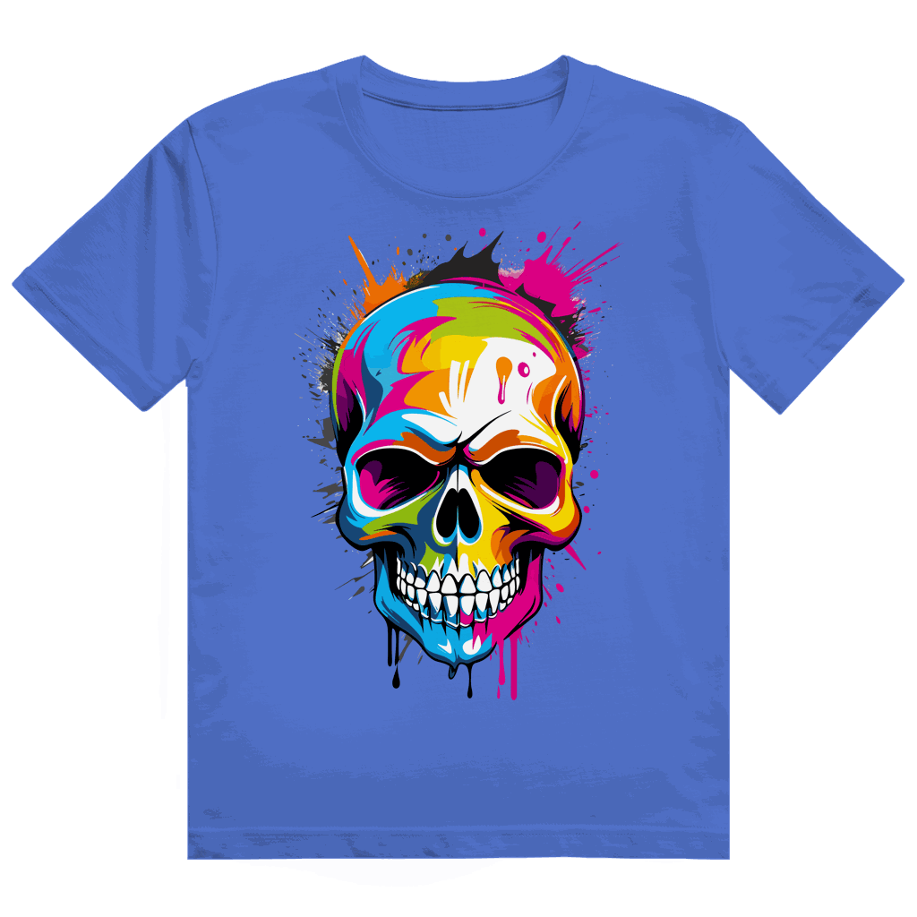 Heavy Cotton T-Shirt - Skull Art | Division420®