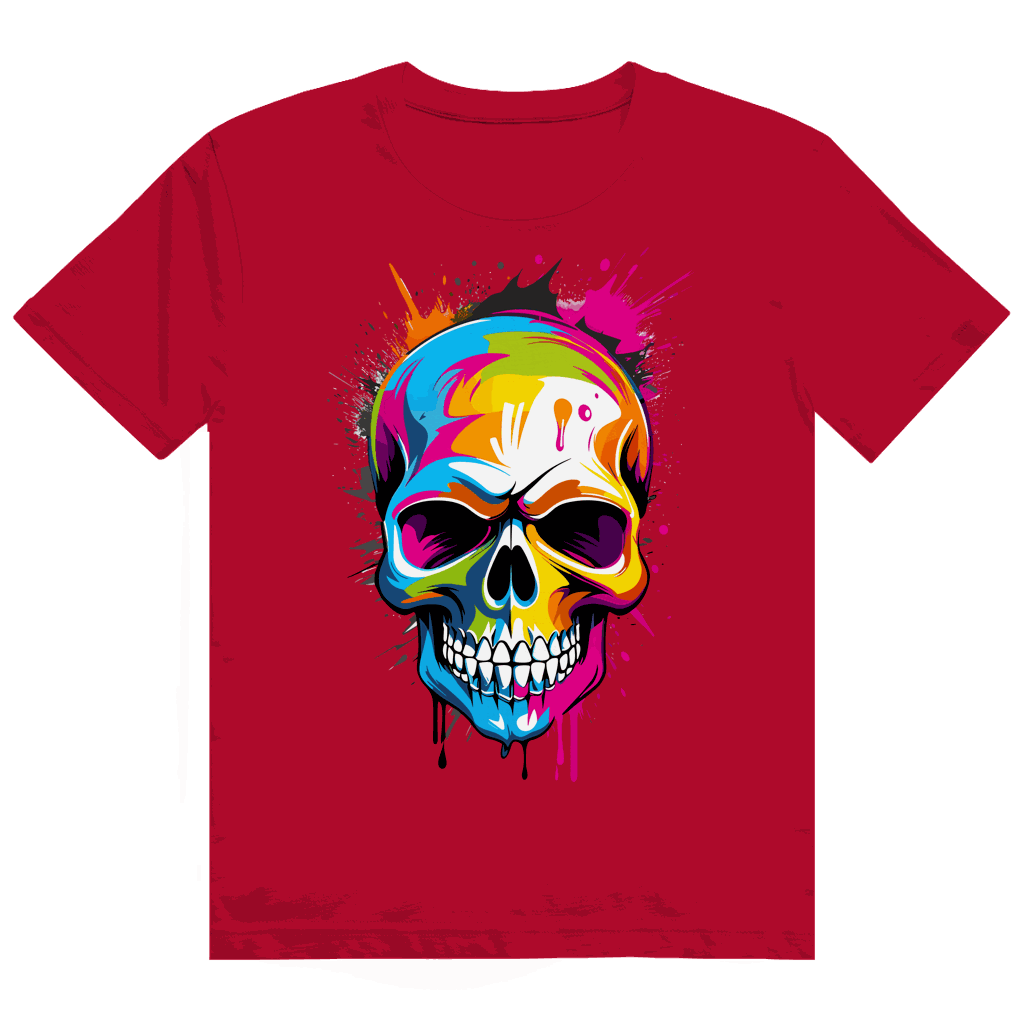 Heavy Cotton T-Shirt - Skull Art | Division420®