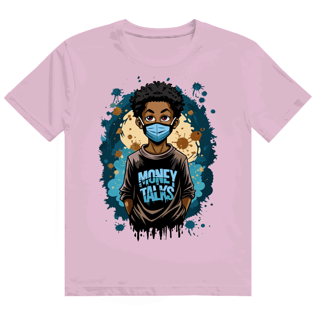 Heavy Cotton T-Shirt - Money Talks Art Print | Division420®