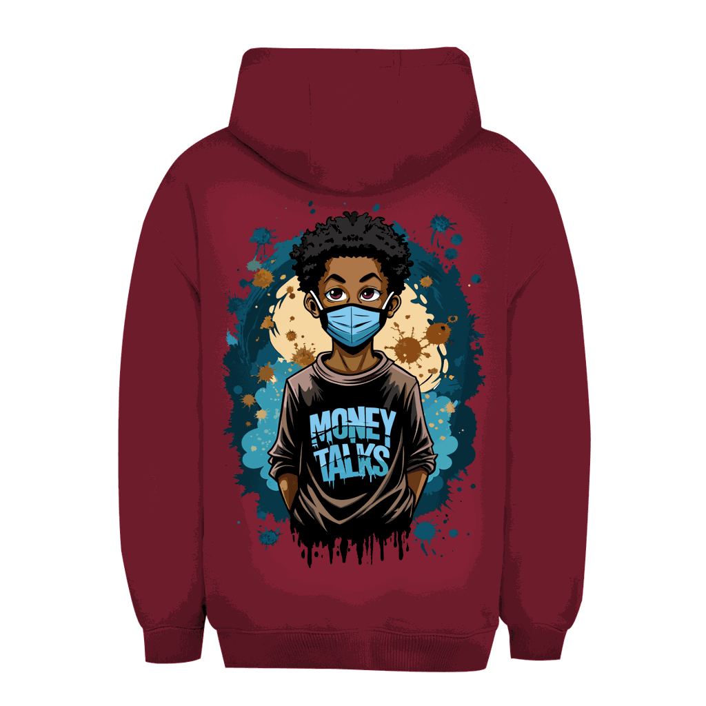 Unisex Oversize Hoodie - Money Talks Art Print | Division420®