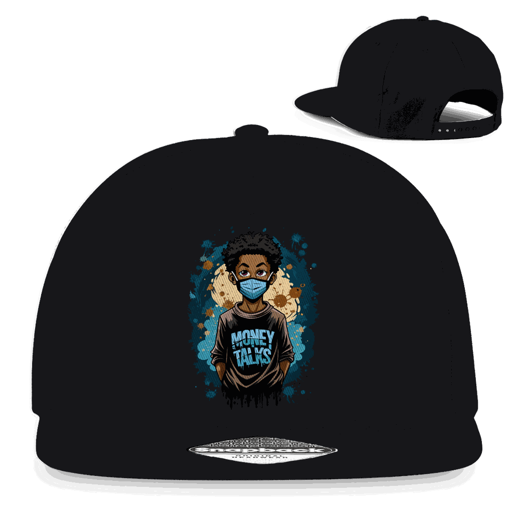 Snapback Rapper Cap - Money Talks Art Print | Division420®