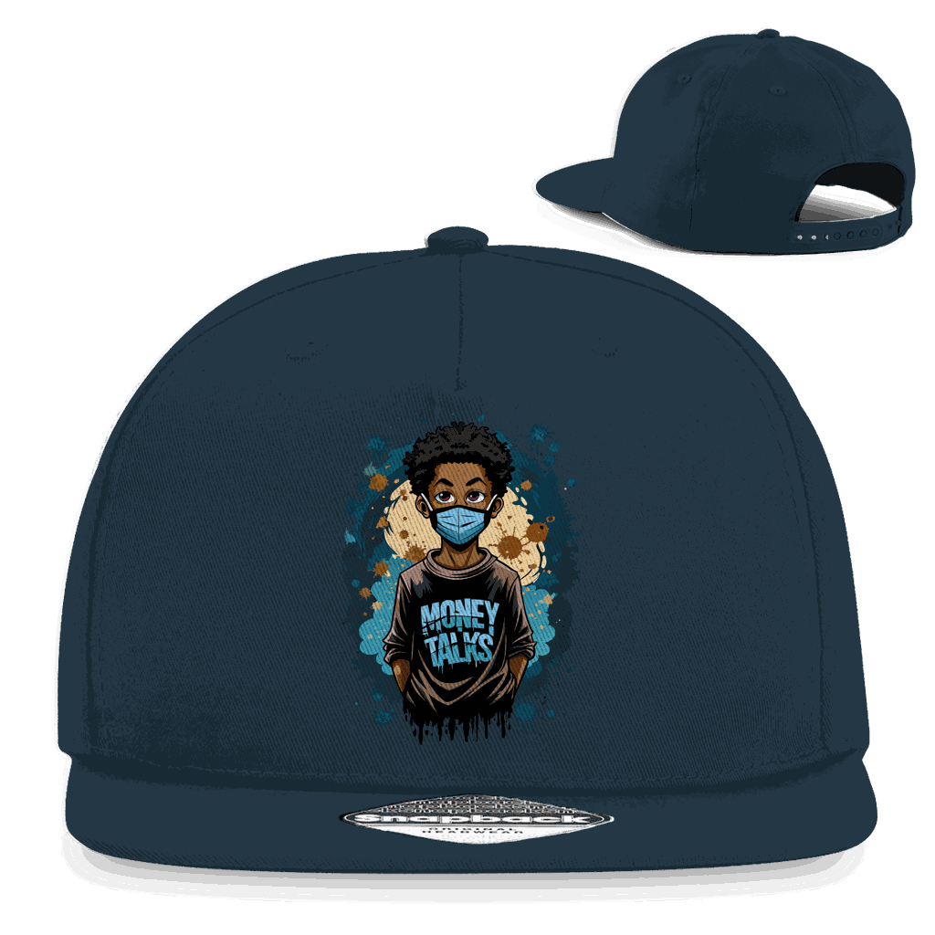 Snapback Rapper Cap - Money Talks Art Print | Division420®