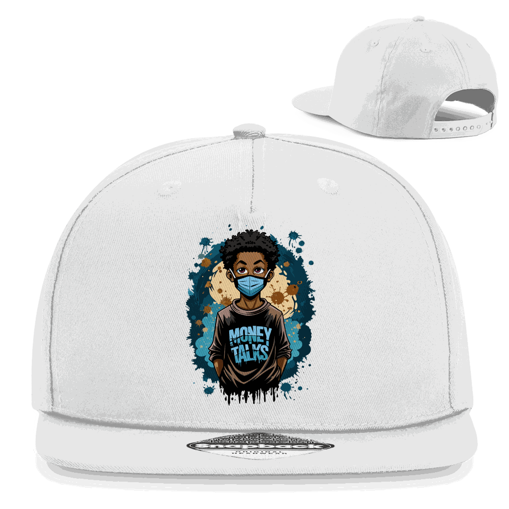 Snapback Rapper Cap - Money Talks Art Print | Division420®