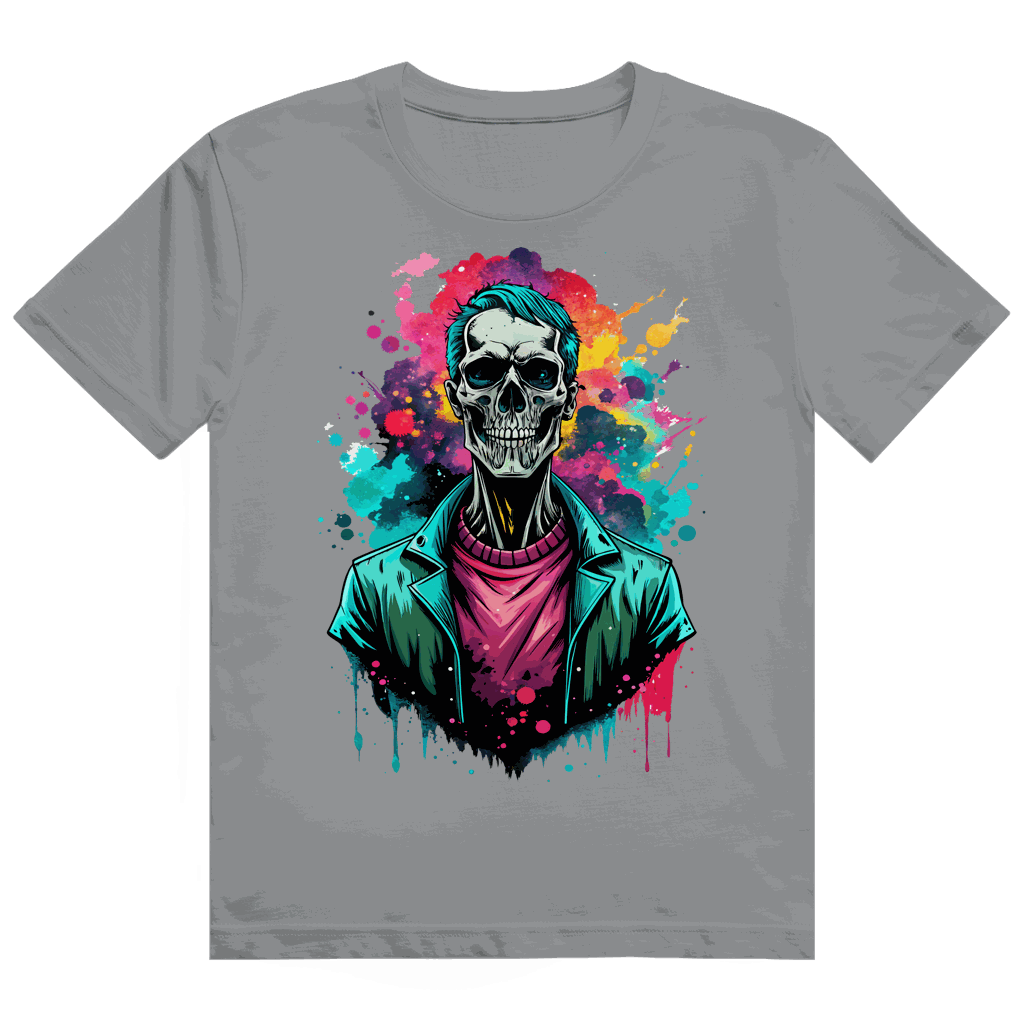 Größentabelle für Heavy Cotton T-Shirt mit Skull Print von Division420