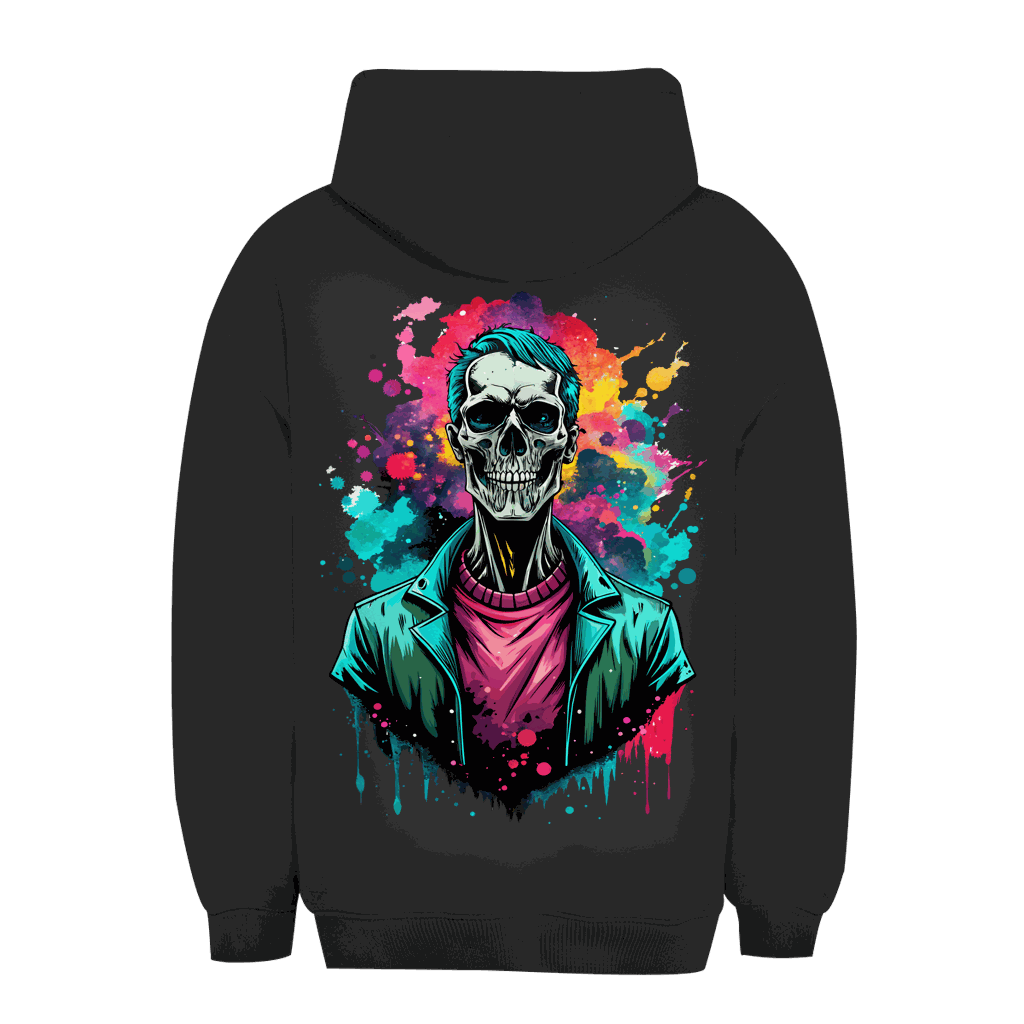 Unisex Oversize Hoodie - Skull Print Art | Division420®